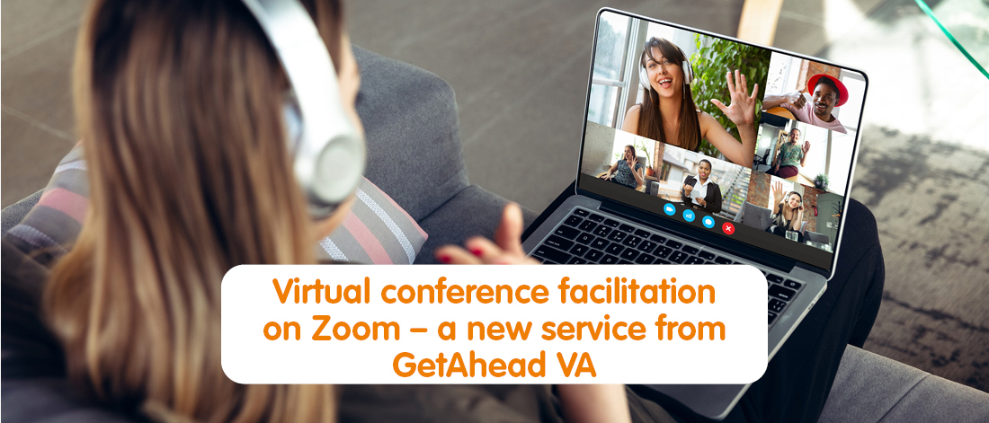Virtual Assistant facilitating a Zoom meeting or webinar
