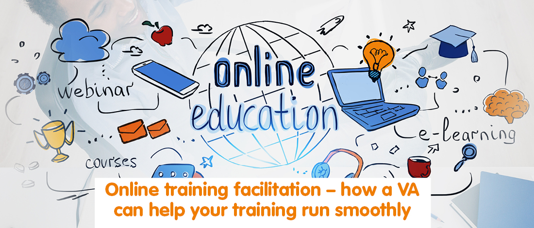 Illustration showing online education