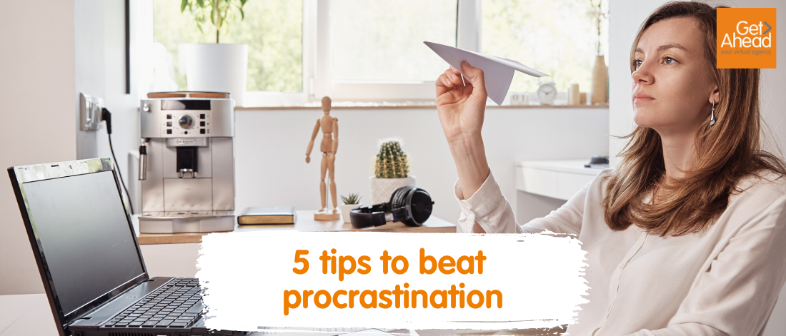 blog 5 tips to beat procrastination Australia virtual assistant